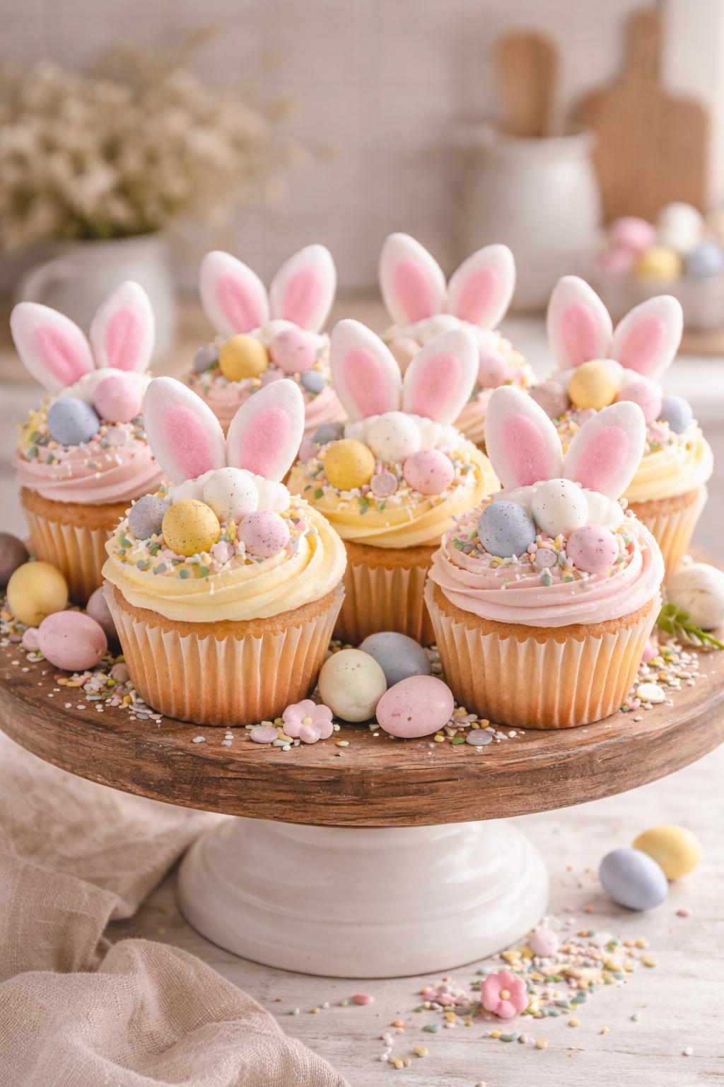 Bunny Garden Cupcakes