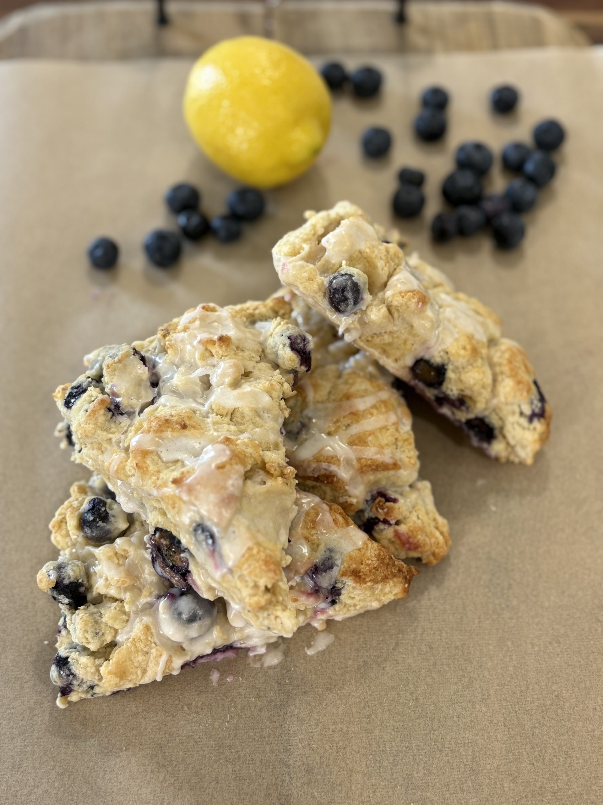 Lemon Blueberry Scones