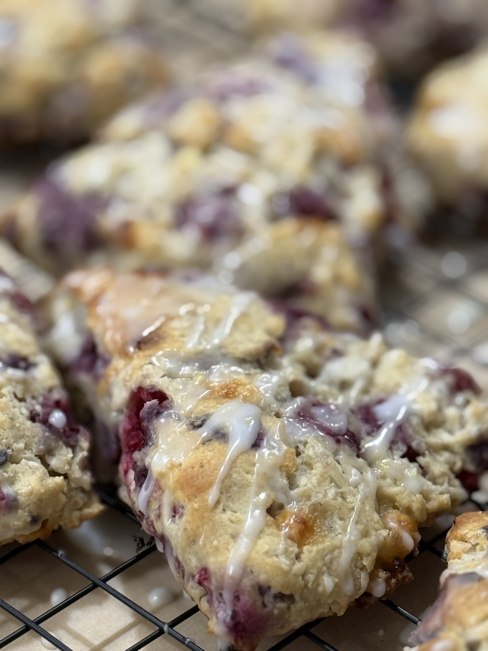 Raspberry White Chocolate Scones (4)